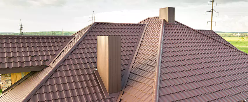 Residential Chimney Flashing Restoration in Hauppauge, NY