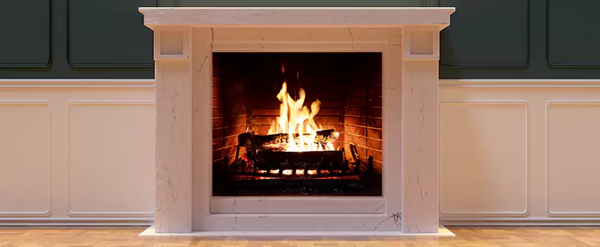 Decorative Electric Fireplace Installation in Hauppauge, New York