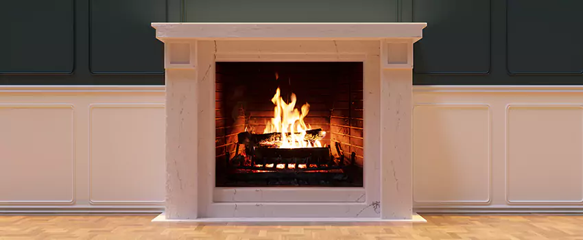 Open Flame Wood-Burning Fireplace Installation Services in Hauppauge, New York