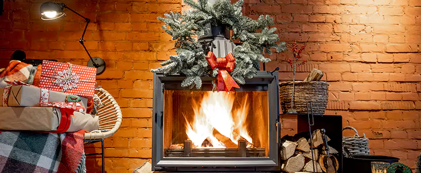 Travis Industries Linear Gas Fireplace Installation in Hauppauge, New York