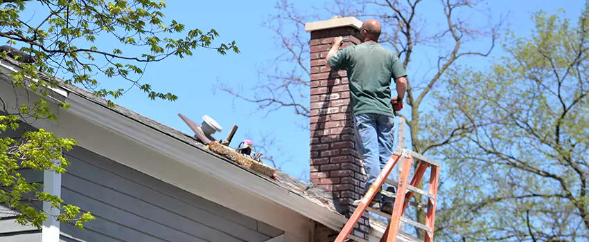 Vinyl and PVC Chimney Flashing Installation in Hauppauge, NY