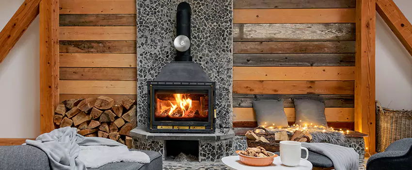 Thelin Hearth Products Direct Vent Gas Stove Fireplace Inspection in Hauppauge, New York